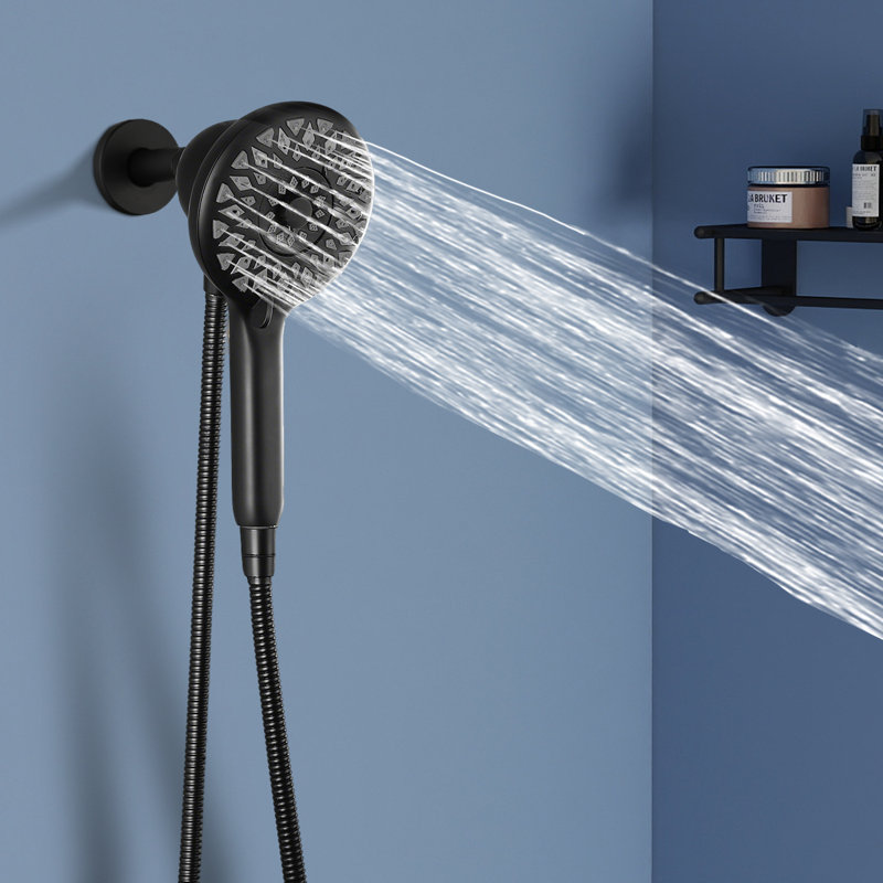 Topcraft 6-Inch Wall-Mounted High-Pressure Handheld Rain Showerhead