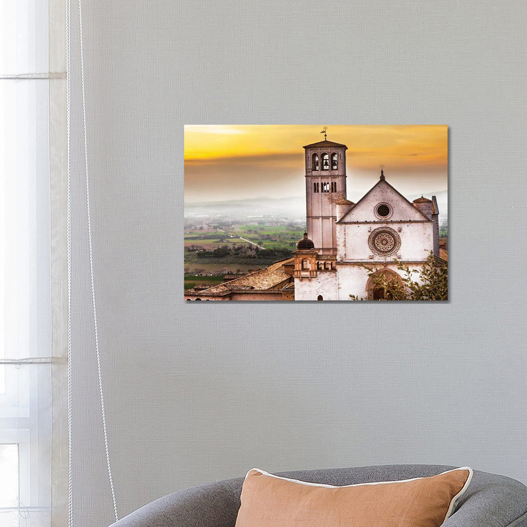 St Francis Of Assisi Church At Sunrise by Susan Schmitz - Wrapped Canvas Gallery-Wrapped Canvas Giclée