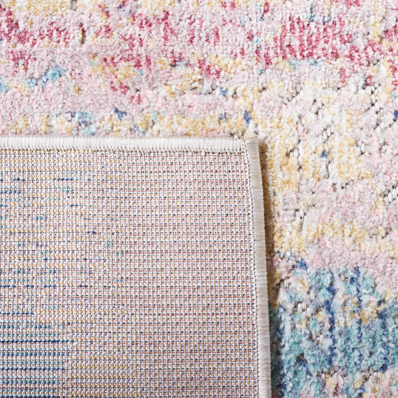 Clerkin Performance Abstract Rug, Rectangle 5'3" x 7'6"