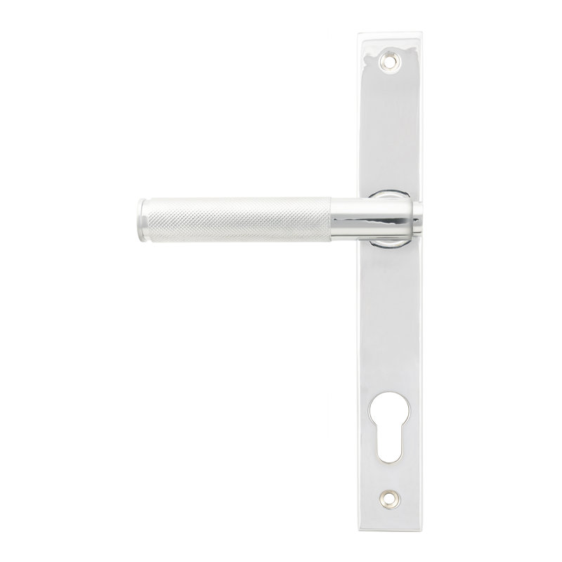 Brompton Keyed (Entry) Right Hand Door Handle, Left, Polished Chrome