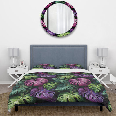 Ensemble de housse de couette Monstera Enchantment