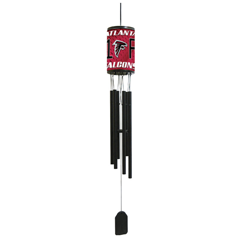 NFL Metal Sports Wind Chime, Atlanta Falcons