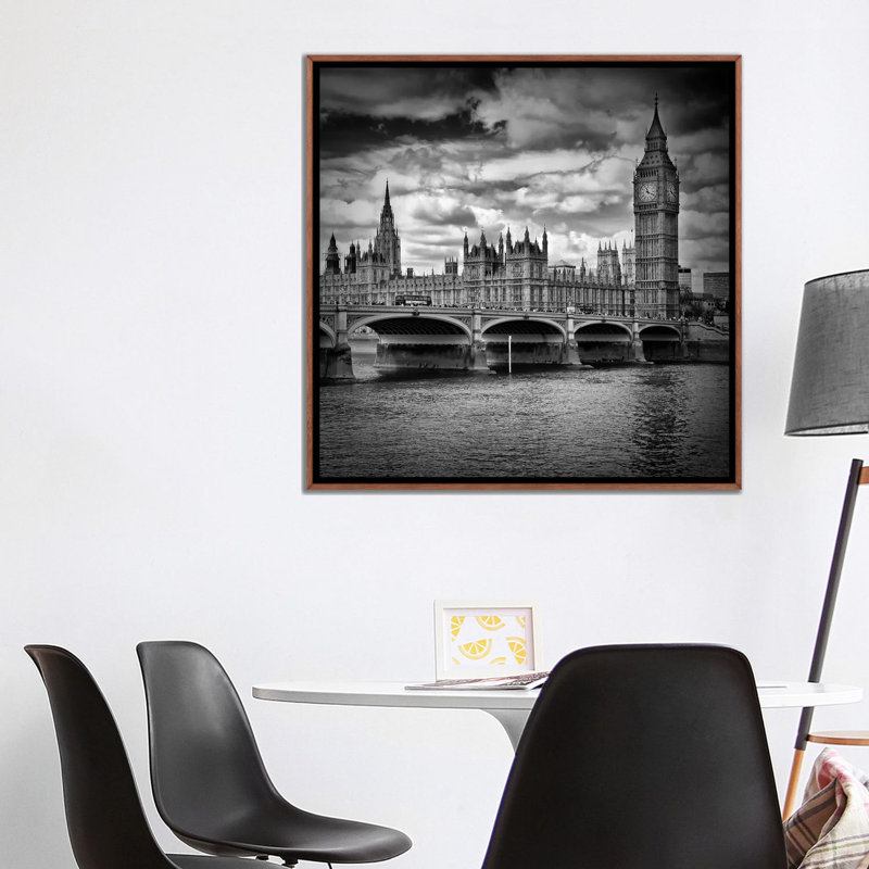 London Westminster par Melanie Viola-reproduction de photo, Pas de tapis, H 37 po x l 37 po x P 1,5 po
