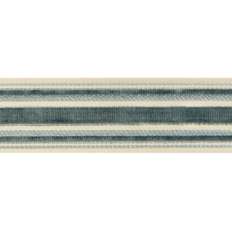 Treillis Passementerie Canton Cotton Blend Trim, Teal