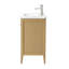 Meuble-lavabo sur pied à simple cuve 20 po avec plateau en céramique blanche-119711648-105208968-105208963