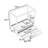 Wood Upholstered Canopy Platform Bed with Twin Trundle and 3 Drawers-1336762831-1336762825