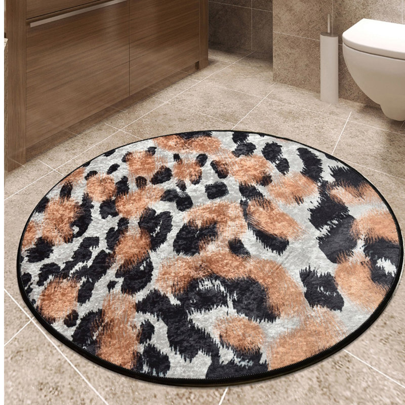 Premium Bathmat, 39.4-Inch Diameter, 100% Polyester, Antiallergic, Dust & Stain Repellent, Non-Slip Underside | Machine Washable at 86°F, 700 GSM | Soft & Durable for Bathroom Safety and Comfort