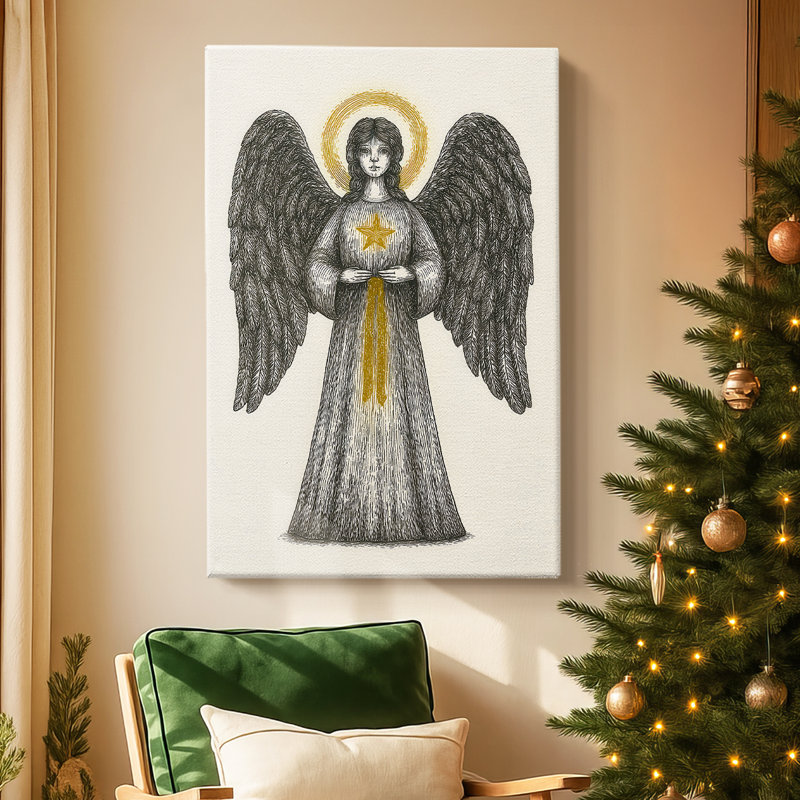 Toile tendue givrée Frostlit, H 18 po x l 12 po