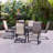 Outdoor Dining Armchair with Cushions
