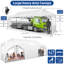 30 Ft x 10 Ft Real Heavy Duty Steel Pop-Up Canopy with 8 Removable Sidewalls-109709138