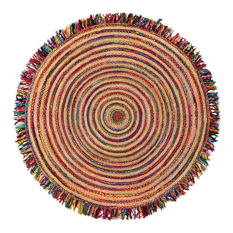 Ruffles Commodore Rug, Round 10'
