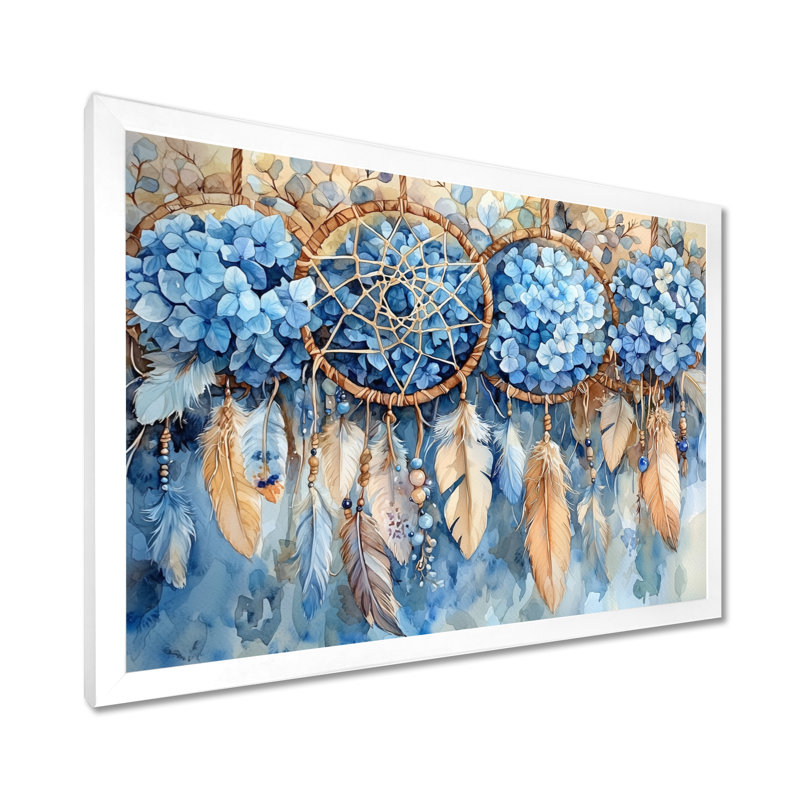 Longoria - Floral Wall Art, Single Picture Framed Print, 30" H x 40" W, White