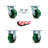 4-Piece Polyurethane Caster Set