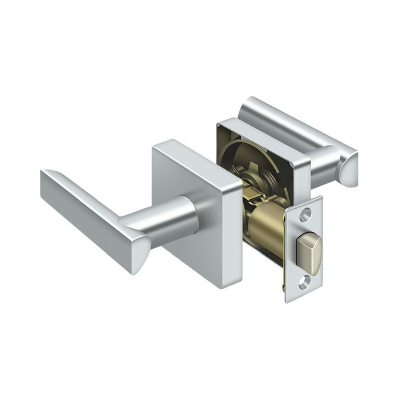 Livingston Door Lever, Bright Chrome