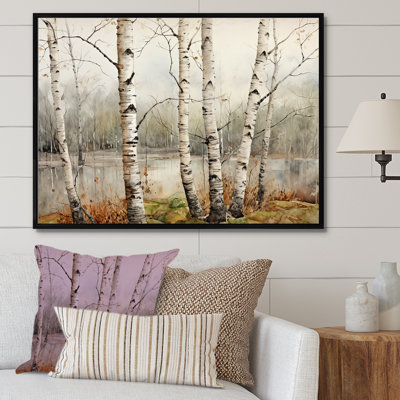 " Beige Silver Birch Beauty "