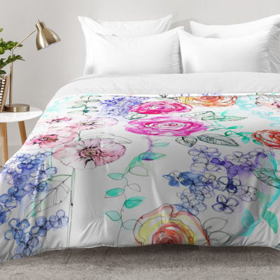 Holly Sharpe Modern & Contemporary Floral Comforter