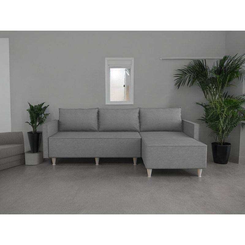 Canapé modulaire Aybuke, gris, Gris