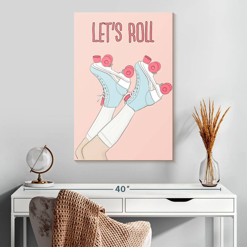 Senne Let's Roller Skate, 30" H x 20" W