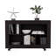 Console console, 5 tablettes, 4 roulettes-1930316659