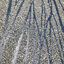 Papier peint naturel zébré mica Sparkle vermiculite bleu marine / gris métallique