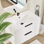 Meuble-lavabo blanc 30 po sans lavabo | Idée de cadeau