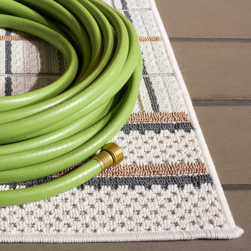 Tapis d'intérieur à carreaux Veranda Performance, Rectangle 4pi x 6 pi