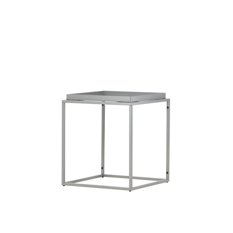 Birke End Table, Dark Grey