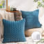 Coussins en velours matelassé, coussin décoratif texturé tressé-561562915-561562926