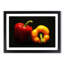 Red & Yellow Bell Pepper - Picture Frame Painting Print-55597843-55597845