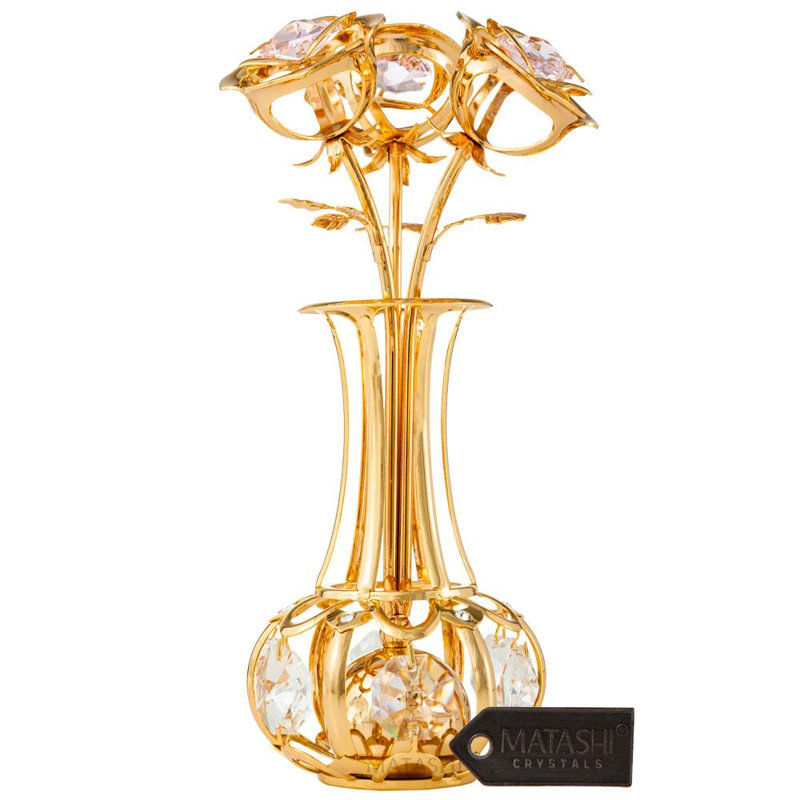 Landscape & Nature Figurines & Sculptures, Gold/Pink