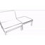 Remie 75cm Wide Teak Patio Sofa with Cushions
