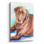 Art mural en verre Red Barrel Studio «Must Love Dogs Chocolate Lab» par Lindsay Kivi-1525541288