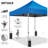 10X10 Pop-Up Canopy Tent With 3 Adjustable Heights, Outdoor Gazebo Canopy Tent, Patio Event Tents With Sandbags And Wheel Carrying Bag For Camping, Parties,Outdoor Events-Blue-128510429