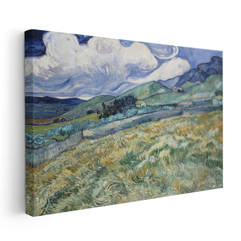 «Landscape from Saint-Remy», reproduction d'art sur toile, H 24 po x l 36 po
