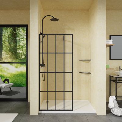 34.11'' W x 72.11'' H Framed Shower Door with Clear Glass