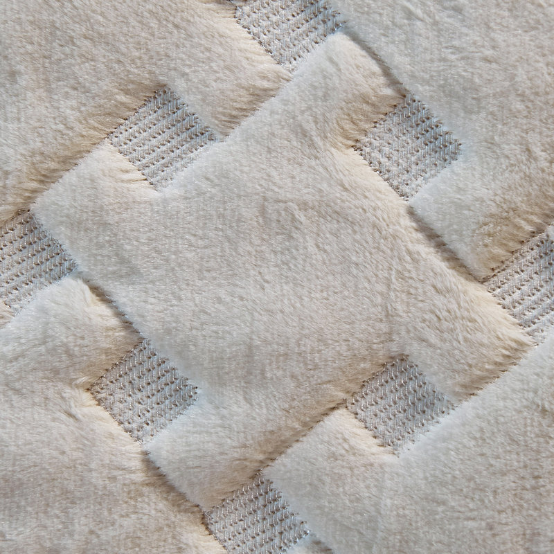 4 Piece Tatami Quilted Faux Fur Set, King Coverlet + 3 Additional Pieces, Taupe