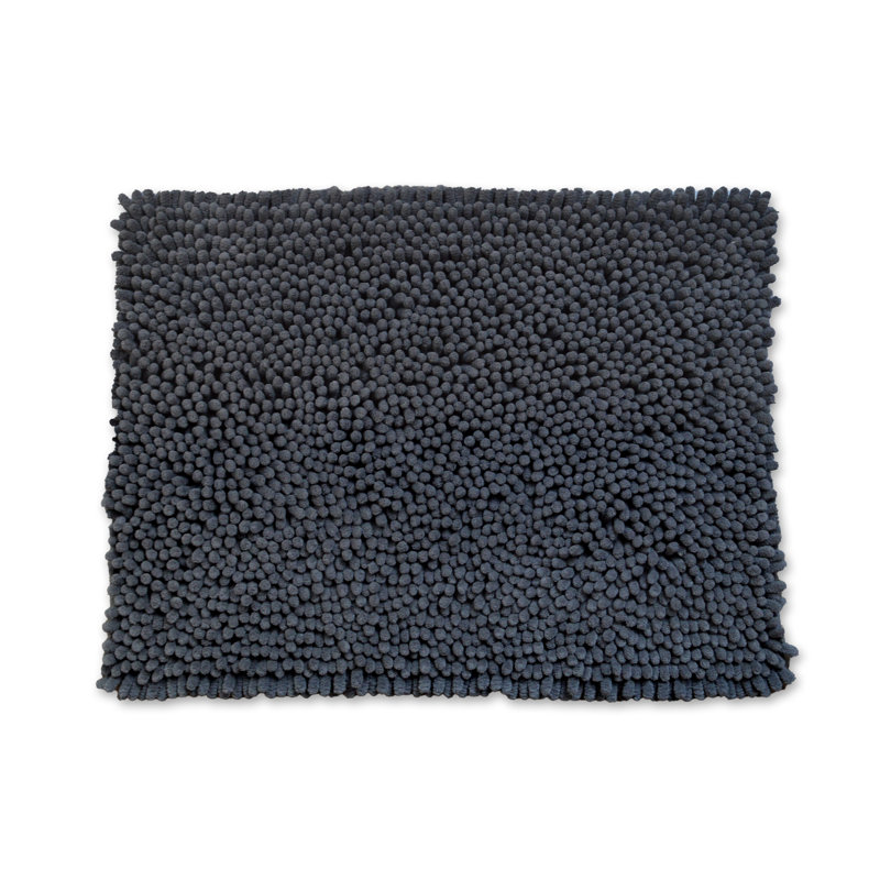 Norihisa Jumbo Bobble Bath Mat, Charcoal