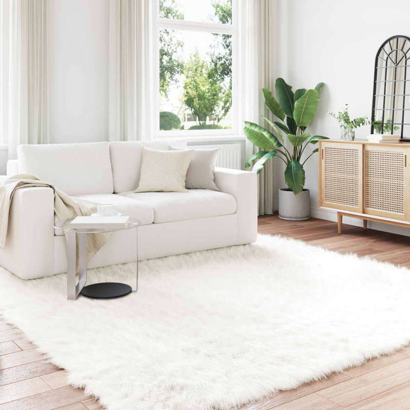 Solid Colour Standard Area Rug, Square 200 cm