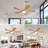 Hot sales Modern Ceiling Fans With Lights and Remote Control, 5 Solide Wood Blades, Reversible DC Motor-1951228194-1951228192-1951228207