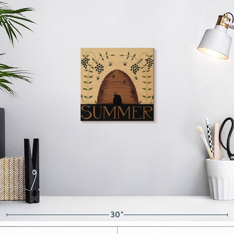 Brampt Summer Bees, 10" H x 10" W