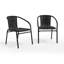 Ensemble de 2 chaises de restaurant Arthor Rattan-667174576