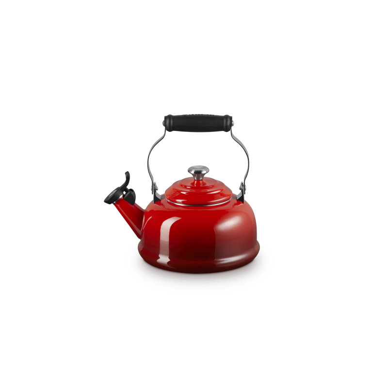Le Creuset 1.7 Qt. Enamel on Steel Whistling Tea Kettle, Cerise