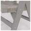 Ensemble de chaises de salle à manger d'extérieur toutes saisons 2 pièces en gris clair avec structure en HPS et en rotin