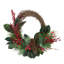 23'' Holiday Wreath with Mixed Greenery, Berries and Pinecones