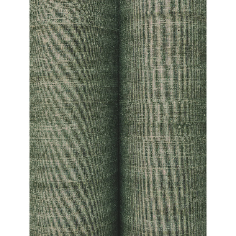 Papier peint imitation soie vert Sari, Vert