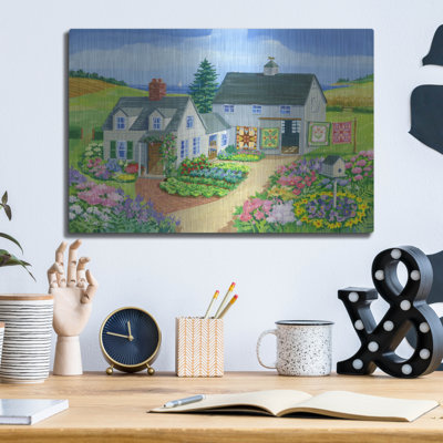 Quilt Barn' by Geraldine Aikman Metal Wall Art