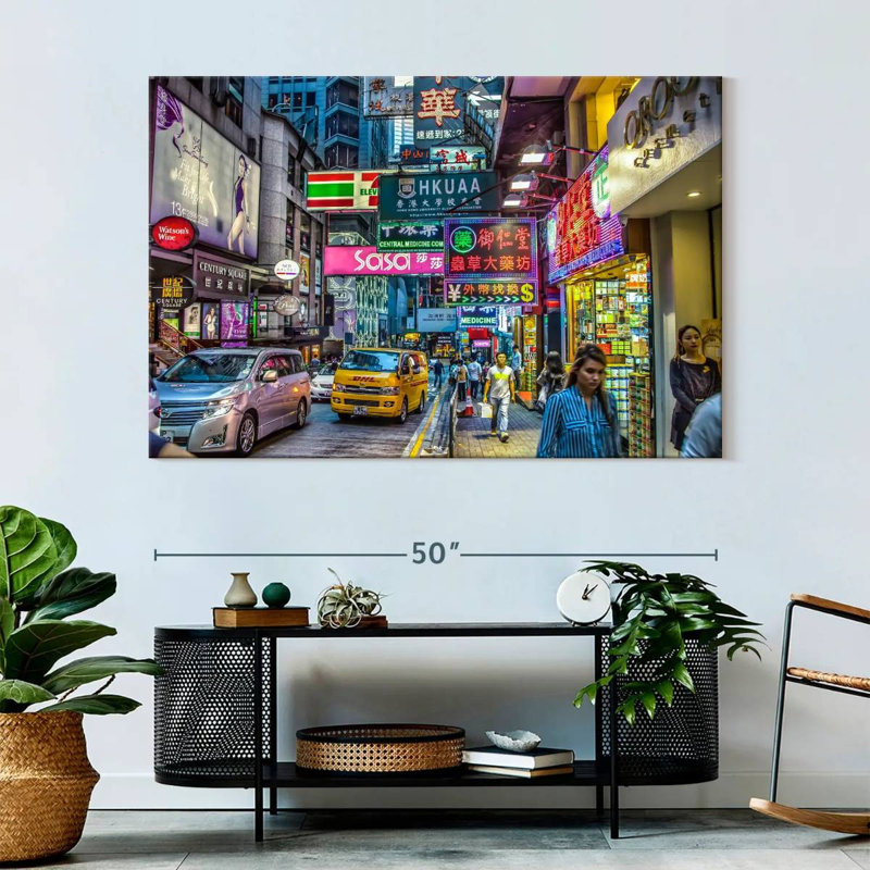 Sireci Hong Kong, 34" H x 51" W