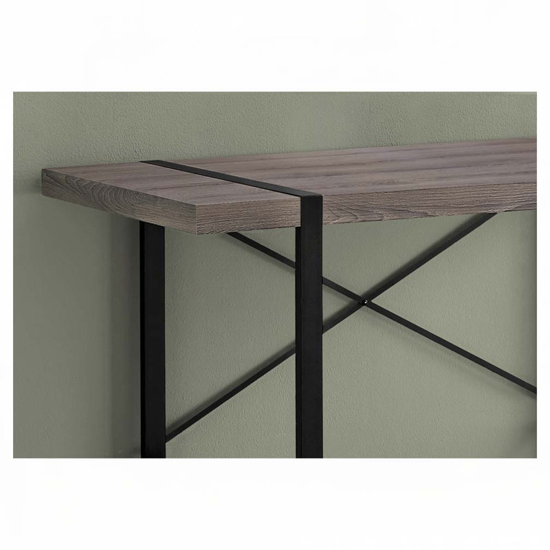 Bureau d'ordinateur personnel, Taupe / Noir