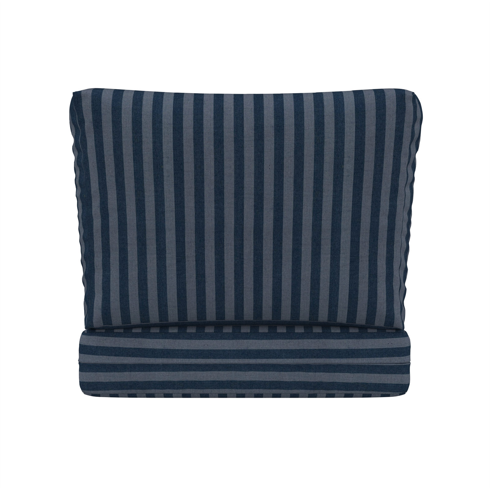 Kacy 25" Sunbrella® Lounge Chair Cushion, Sunbrella Sail Away Denim