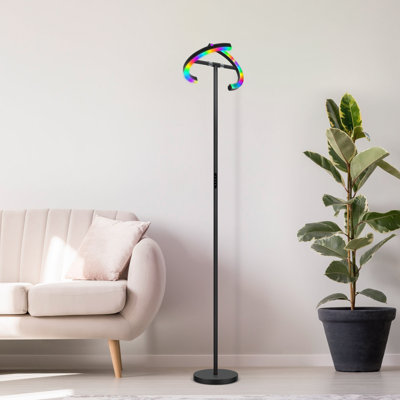 Lampe torchère sur pied 69 po avec RVB intelligent et télécommande et contrôle tactile